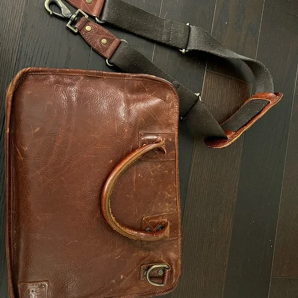 Will Leather Goods - Men's Hank Portfolio Briefcase, Brown
